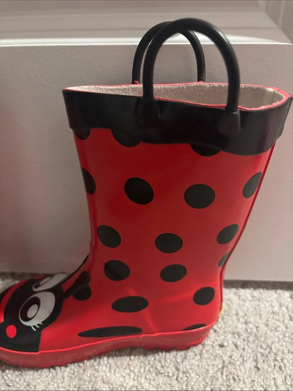 Western Chief Kids Red Ladybug Rain Boots